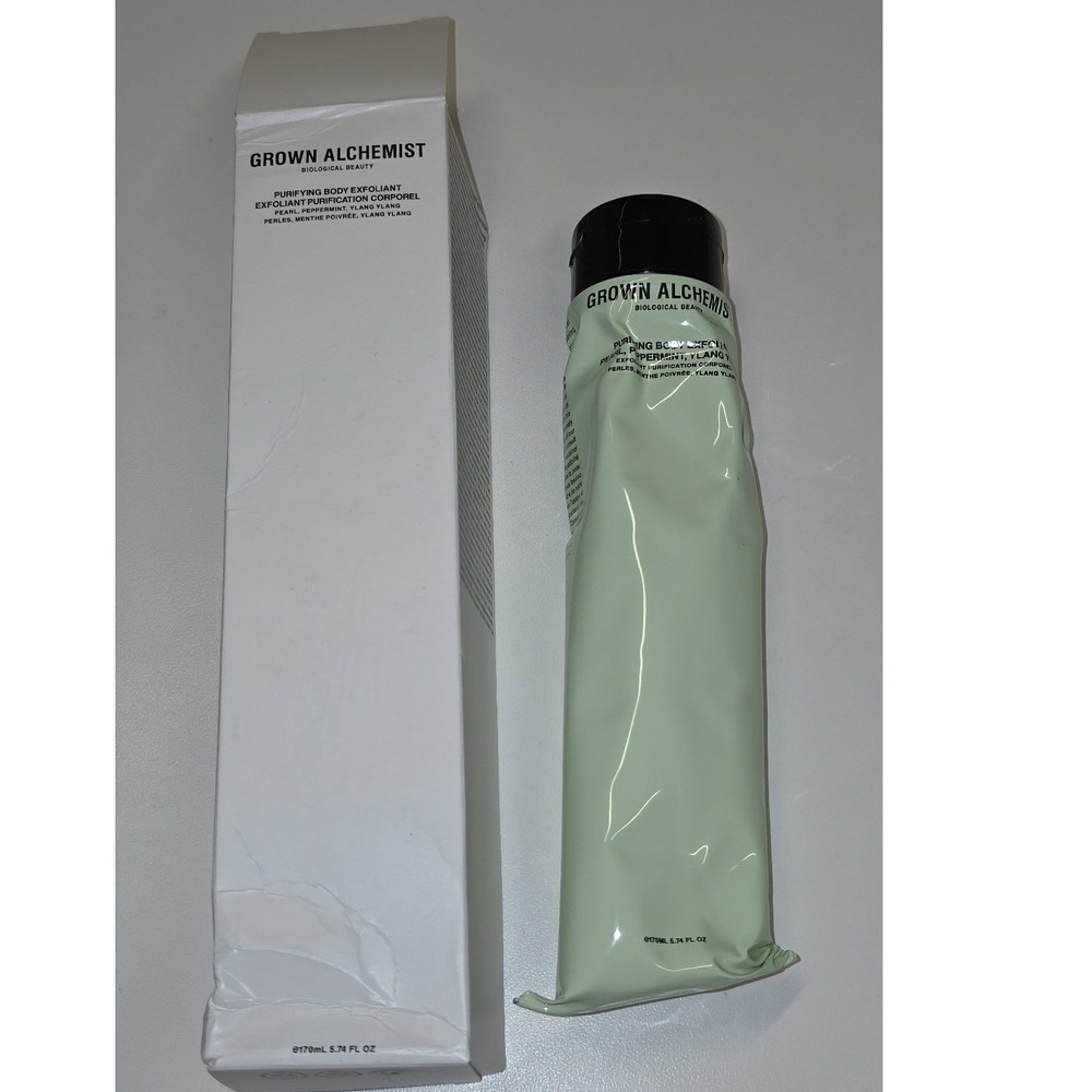 Grown Alchemist Purifying Body Exfoliant Pearl Peppermint Ylang Ylang 170ml NEW